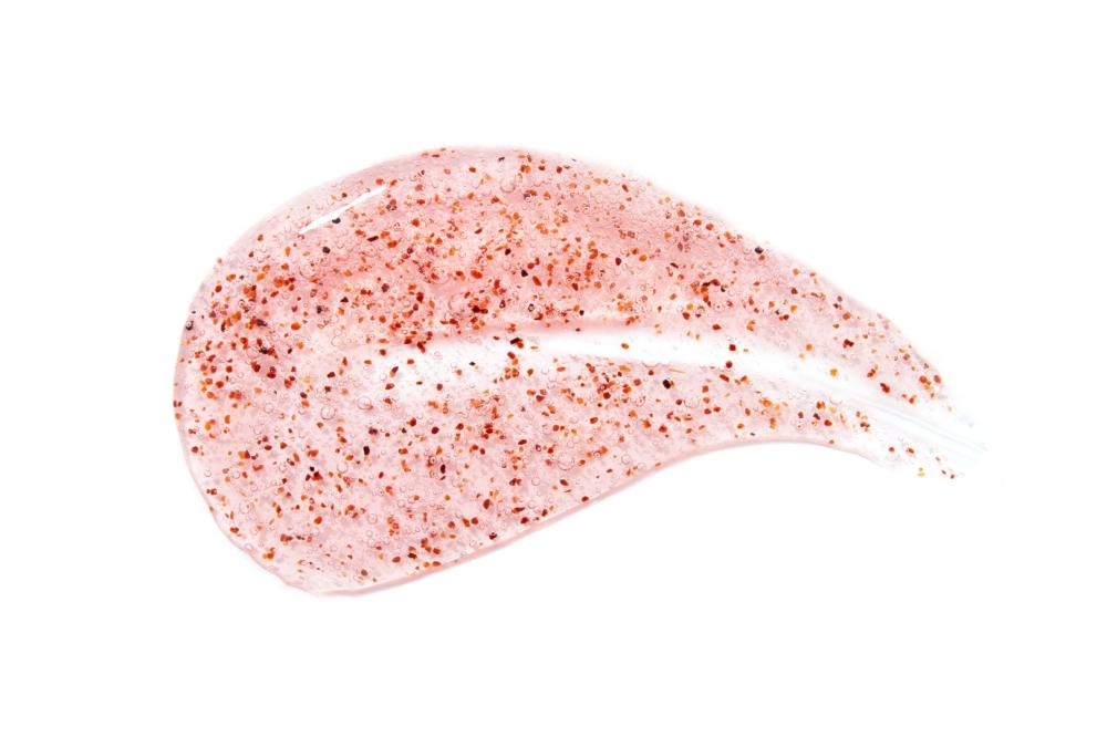 gommage visage rose